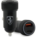 Ferrari PD-QC 3.0 20W Fast Charge Car Charger - Black - (FER000577-0)