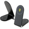 Ferrari Printed Logo MagSafe foldable 2in1 15W inductive charger - black - (FER000627-0)