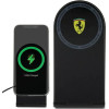 Ferrari Printed Logo MagSafe foldable 2in1 15W inductive charger - black - (FER000627-0)