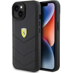 Ferrari Quilted Metal Logo case for iPhone 15 - black - (FER000594-0)
