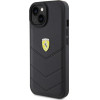 Ferrari Quilted Metal Logo case for iPhone 15 - black - (FER000594-0)