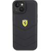 Ferrari Quilted Metal Logo case for iPhone 15 - black - (FER000594-0)
