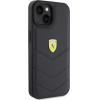 Ferrari Quilted Metal Logo case for iPhone 15 - black - (FER000594-0)
