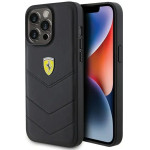 Ferrari Quilted Metal Logo case for iPhone 15 Pro Max - black - (FER000596-0)