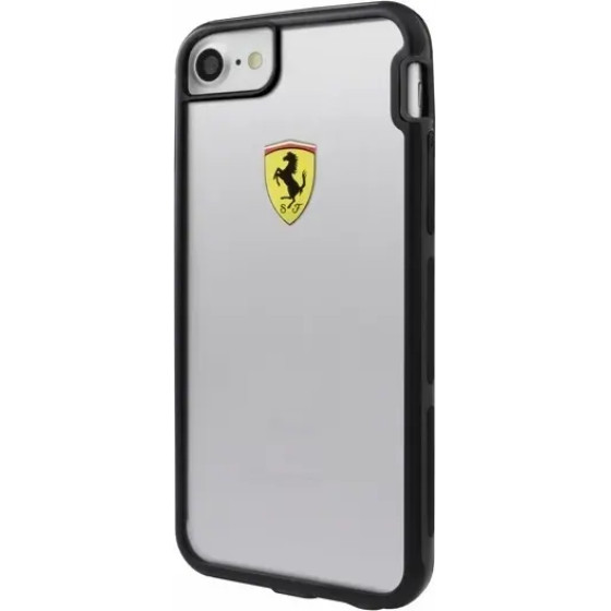 Ferrari Racing Shockproof Case for iPhone 7 / 8 / SE 2020 / SE 2022 - Transparent - (FER000227-0)