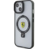 Ferrari Ring Stand 2023 Collection MagSafe Case for iPhone 15 Plus / 14 Plus - Black - (FER000628-0)