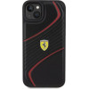 Ferrari Twist Metal Logo case for iPhone 15 Plus - black - (FER000591-0)