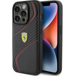 Ferrari Twist Metal Logo case for iPhone 15 Pro - black - (FER000592-0)