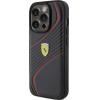 Ferrari Twist Metal Logo case for iPhone 15 Pro - black - (FER000592-0)
