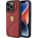 Ferrari Twist Metal Logo case for iPhone 15 Pro - red - (FER000589-0)