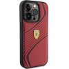 Ferrari Twist Metal Logo case for iPhone 15 Pro - red - (FER000589-0)