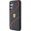 Ferrari Twist Metal Logo case for Samsung Galaxy S23 FE - black - (FER000630-0)