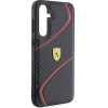 Ferrari Twist Metal Logo case for Samsung Galaxy S23 FE - black - (FER000630-0)