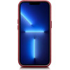 iCarer Case Leather case cover made of natural leather for iPhone 14 Plus red (compatible with MagSafe) - (WMI14220707-RD)