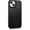 iCarer CE Oil Wax Premium Leather Folio Case Leather Case iPhone 14 Plus Magnetic Flip MagSafe Black - (AKI14220707-BK)