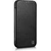 iCarer CE Premium Leather Folio Case iPhone 14 Plus Magnetic Flip Leather Folio Case MagSafe black - (WMI14220715-BK)