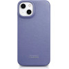 iCarer CE Premium Leather Folio Case iPhone 14 Plus Magnetic Flip Leather Folio Case MagSafe Light Purple - (WMI14220715-LP)