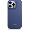 iCarer CE Premium Leather Folio Case iPhone 14 Pro Magnetic Flip Leather Folio Case MagSafe Blue - (WMI14220714-BU)