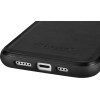iCarer Leather Oil Wax case covered with natural leather for iPhone 14 Plus black - (WMI14220719-BK)