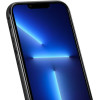 iCarer Leather Oil Wax case covered with natural leather for iPhone 14 Plus blue - (WMI14220719-BU)