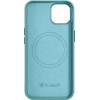 iCarer Litchi Premium Leather Case iPhone 14 Plus Magnetic Leather Case with MagSafe Green - (WMI14220711-GN)