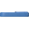 iCarer Litchi Premium Leather Case iPhone 14 Pro Max Magnetic Leather Case with MagSafe Light Blue - (WMI14220712-LB)