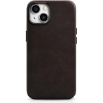 iCarer Oil Wax Premium Leather Case iPhone 14 Plus Magnetic Leather Case with MagSafe Brown - (WMI14220703-BN)