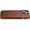 iCarer Oil Wax Premium Leather Case iPhone 14 Plus Magnetic Leather Case with MagSafe Brown - (WMI14220703-RB)