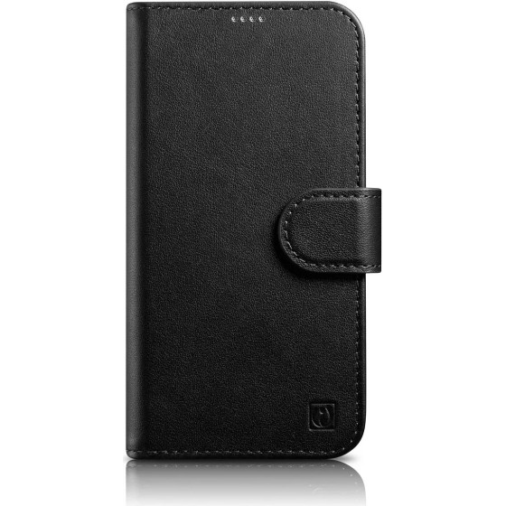 iCarer Wallet Case 2in1 Case iPhone 14 Leather Flip Cover Anti-RFID black - (WMI14220725-BK)