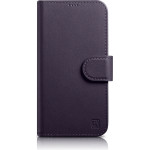iCarer Wallet Case 2in1 Case iPhone 14 Leather Flip Cover Anti-RFID Dark Purple - (WMI14220725-DP)
