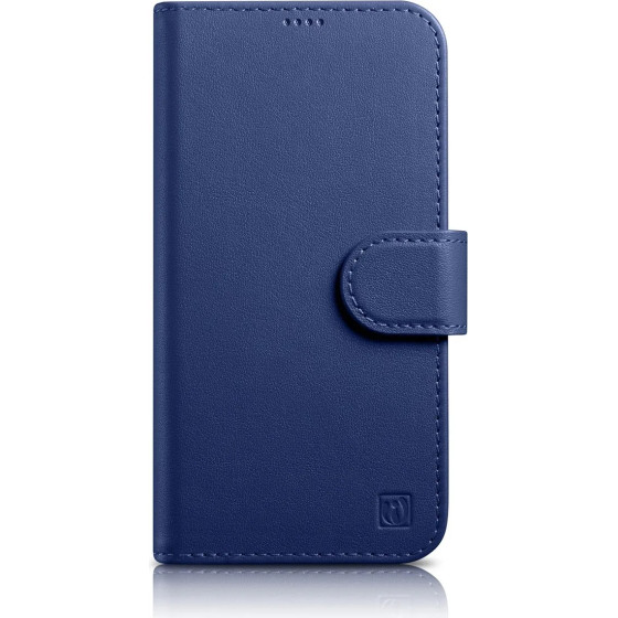 iCarer Wallet Case 2in1 Cover iPhone 14 Pro Leather Flip Case Anti-RFID blue - (WMI14220726-BU)