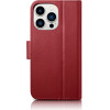 iCarer Wallet Case 2in1 Cover iPhone 14 Pro Max Leather Flip Cover Anti-RFID Red - (WMI14220728-RD)