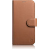 iCarer Wallet Case 2in1 iPhone 14 Pro Leather Flip Case Anti-RFID brown - (WMI14220726-BN)