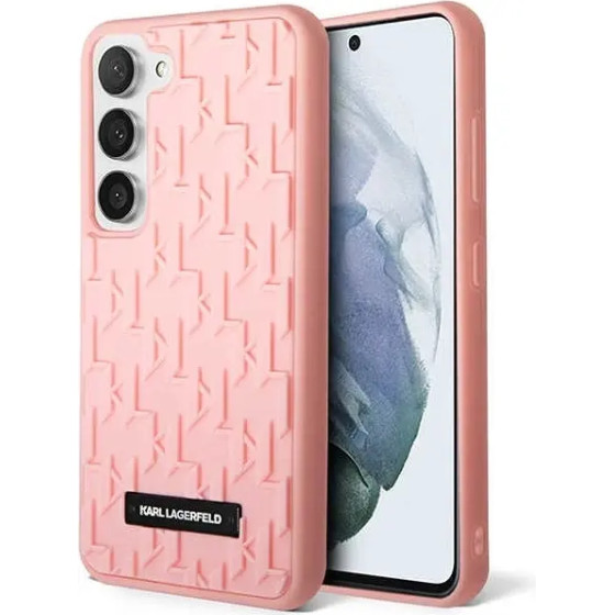 Karl Lagerfeld 3D Monogram Case for Samsung Galaxy S23+ - Pink - (KF001502-0)