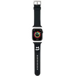 Karl Lagerfeld 3D Rubber Choupette Heads Strap for Apple Watch 38/40/41mm - Black - (KF001836-0)