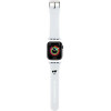 Karl Lagerfeld 3D Rubber Choupette Heads Strap for Apple Watch 38/40/41mm - White - (KF001838-0)