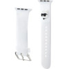 Karl Lagerfeld 3D Rubber Choupette Heads Strap for Apple Watch 38/40/41mm - White - (KF001838-0)