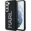 Karl Lagerfeld 3D Rubber Glitter Logo case for Samsung Galaxy S23 - black - (KF001959-0)