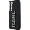 Karl Lagerfeld 3D Rubber Glitter Logo case for Samsung Galaxy S23 - black - (KF001959-0)