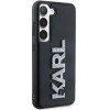 Karl Lagerfeld 3D Rubber Glitter Logo case for Samsung Galaxy S24 - black - (KF002031-0)