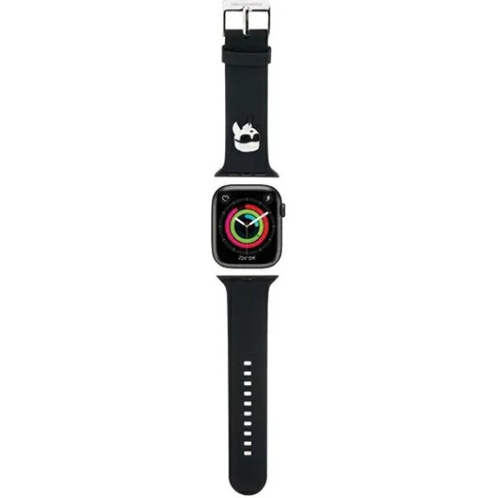 Karl Lagerfeld 3D Rubber Karl Head strap for Apple Watch 38/40/41mm - black - (KF001840-0)