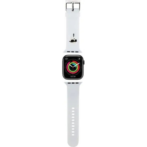Karl Lagerfeld 3D Rubber Karl Head strap for Apple Watch 38/40/41mm - white - (KF001842-0)
