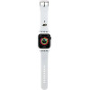 Karl Lagerfeld 3D Rubber Karl Head strap for Apple Watch 42/44/45/49mm - white - (KF001843-0)