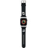 Karl Lagerfeld 3D Rubber Karl&Choupette Heads strap for Apple Watch 38/40/41mm - black - (KF001844-0)