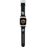 Karl Lagerfeld 3D Rubber Karl&Choupette Heads strap for Apple Watch 38/40/41mm - black - (KF001844-0)
