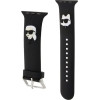 Karl Lagerfeld 3D Rubber Karl&Choupette Heads strap for Apple Watch 38/40/41mm - black - (KF001844-0)
