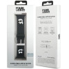 Karl Lagerfeld 3D Rubber Karl&Choupette Heads strap for Apple Watch 42/44/45/49mm - black - (KF001845-0)