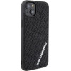 Karl Lagerfeld 3D Rubber Multi Logo case for iPhone 15 Plus - black - (KF001709-0)