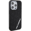 Karl Lagerfeld 3D Rubber Multi Logo case for iPhone 15 Pro - black - (KF001710-0)