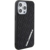 Karl Lagerfeld 3D Rubber Multi Logo case for iPhone 15 Pro Max - black - (KF001711-0)
